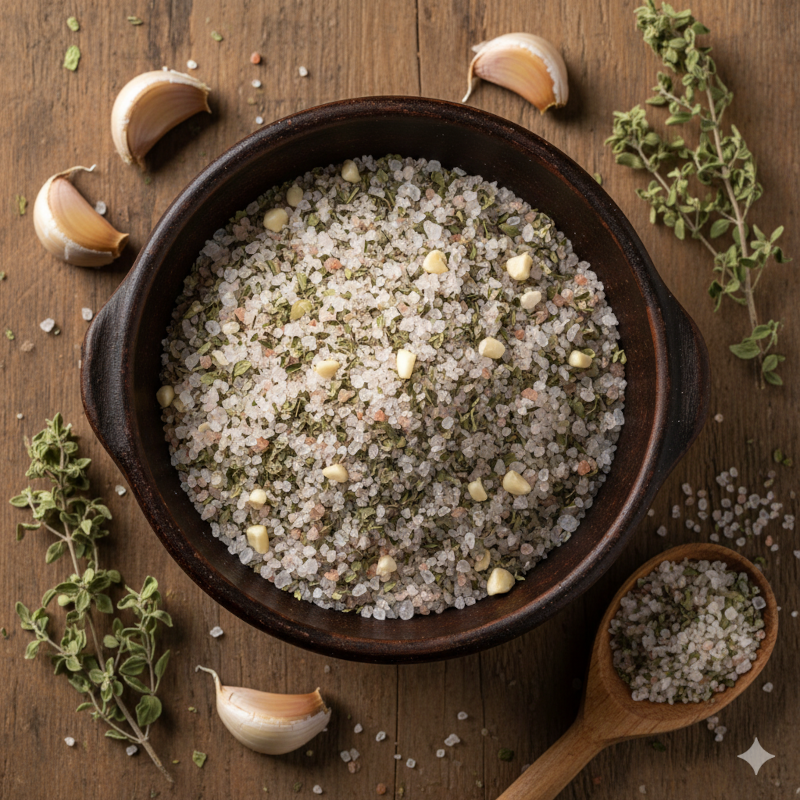 Sal con Ajo y Orégano de Monte